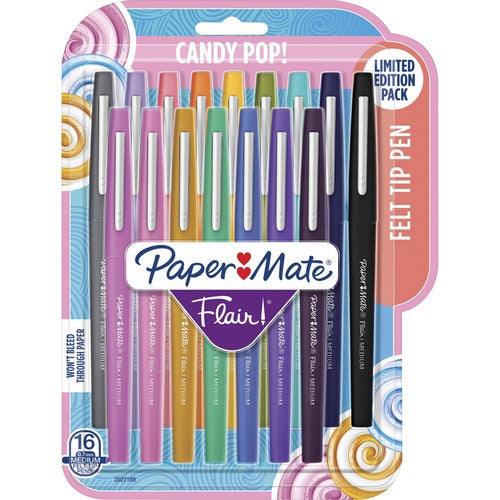 Paper Mate PAP2027189 Flair Candy Pop Pack Felt Tip Pens