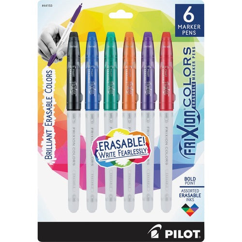Pilot PIL44153 FriXion Colors Erasable Marker Pens