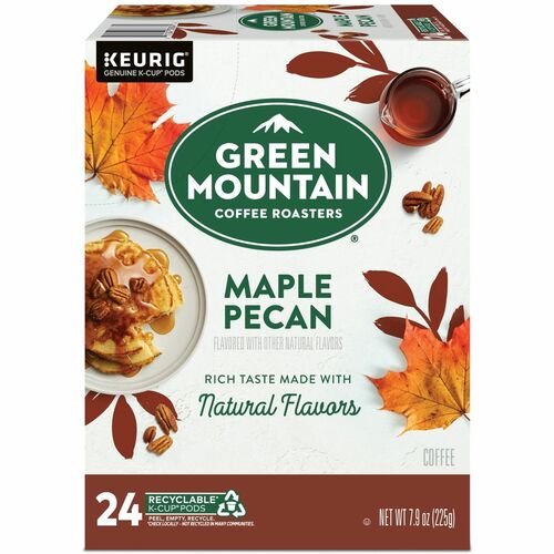 Green Mountain Coffee Roasters® GMT7674 K-Cup, Pod Maple Pecan Coffee,Keurig K-Cup Pods, Light Roast, 24 Count