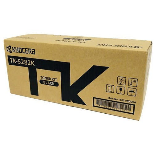 Kyocera KYOTK5282K TK-5282K Original Laser Toner Cartridge - Black - 1 Each