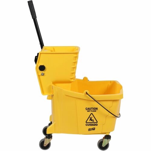 Genuine Joe GJO02347PL 35-quart Side Press Mop Bucket & Wringer Combo