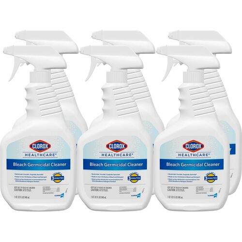 Clorox CLO68970PL Healthcare Bleach Germicidal Cleaner Spray