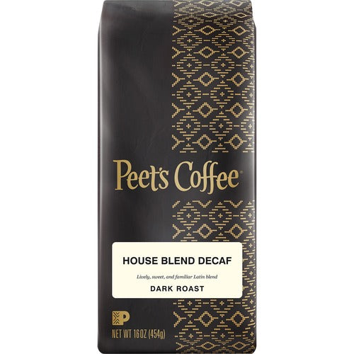 Peet's Coffee™ PEE501487 Ground House Blend Decaf Coffee