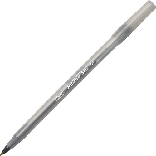 BIC BICGSM240BK Round Stic Ballpoint Pen