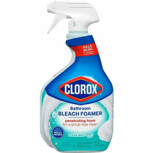 Clorox CLO30614 Disinfecting Bathroom Foamer with Bleach