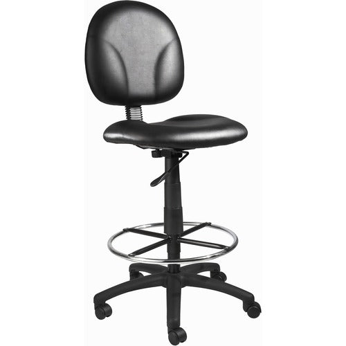 Boss BOPB1690CS Stand Up Drafting Stool with Foot Rest Black