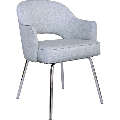 Boss BOPB489CGR Granite Linen Guest Chair