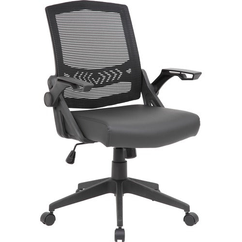 Boss BOPB6223BK Mesh Flip Arm Task Chair