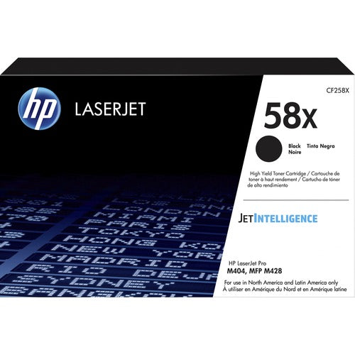 HP HEWCF258X 58X (CF258X) Original High Yield Laser Toner Cartridge - Black - 1 Each