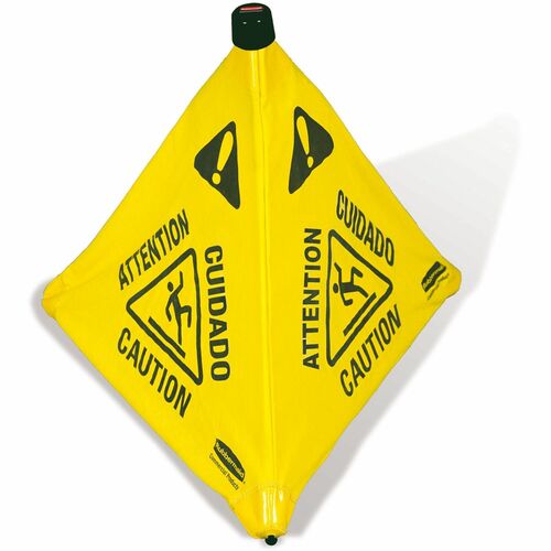 Rubbermaid Commercial RCP9S0100YLCT 30" Pop-Up Caution Safety Cone