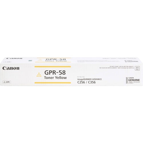 Canon CNM2185C003 GPR-58 Original Laser Toner Cartridge - Yellow - 1 Each