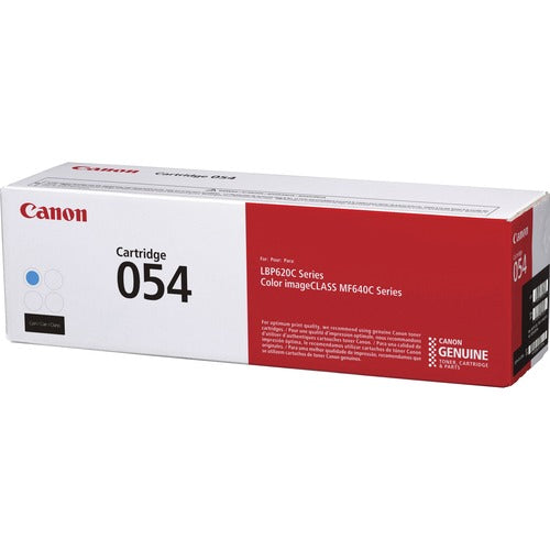 Canon CNMCRTDG054C 054 Original Laser Toner Cartridge - Cyan - 1 Each