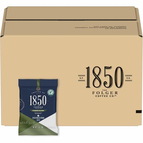 1850 FOL21513 Ground Pioneer Blend Decaf Coffee
