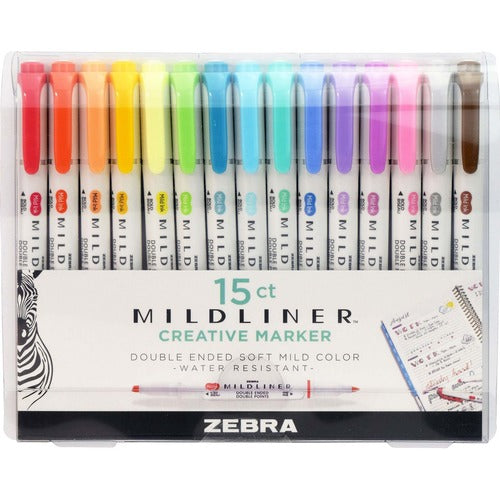 Zebra Pen ZEB78115 MILDLINER Dual Ended Creative Marker