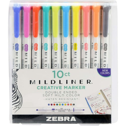 Zebra Pen ZEB78101 MILDLINER Dual Ended Creative Marker