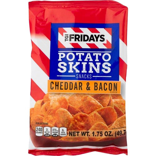 Utz IVT30563 TGI Fridays Cheddar/Bacon Snack Chips