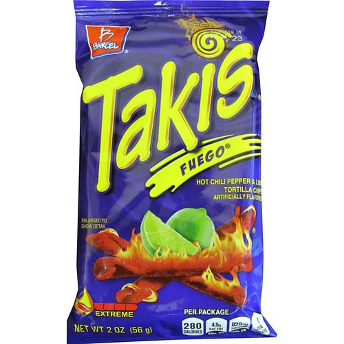 Takis BEL00276 Fuego Rolled Tortilla Chips