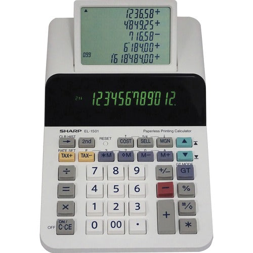 Sharp SHREL1501 EL-1501 12-digit Printing Calculator