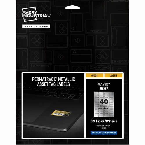 Avery® AVE61523 Avery® PermaTrack Asset Tag Label