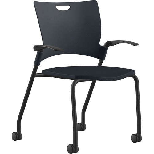 9 to 5 Seating NTF1315A12BFP01 Bella Fixed Arms Mobile Stack Chair