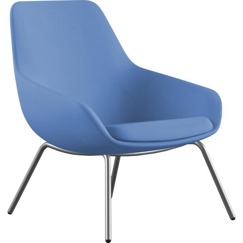9 to 5 Seating NTF9101LGSFBU 4-leg Lilly Lounge Chair