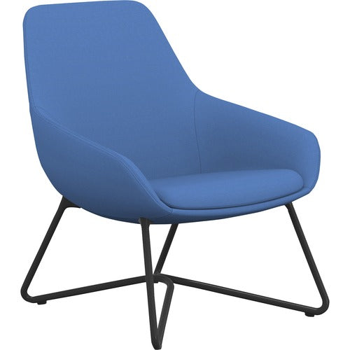 9 to 5 Seating NTF9111LGBFBU W-shaped Base Lilly Lounge Chair