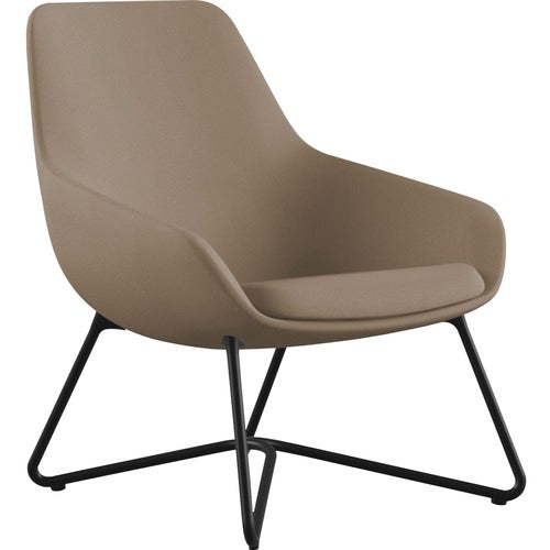 9 to 5 Seating NTF9111LGBFLA W-shaped Base Lilly Lounge Chair