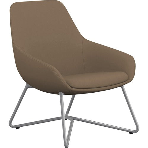 9 to 5 Seating NTF9111LGSFLA W-shaped Base Lilly Lounge Chair