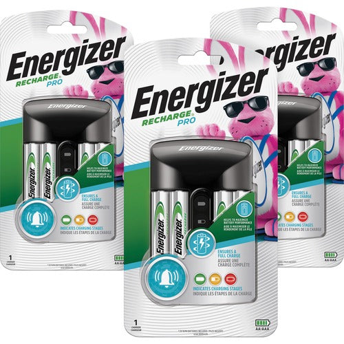 Energizer EVECHPROWB4CT Recharge Pro AA/AAA Battery Charger