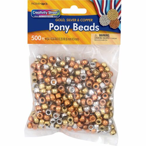 Creativity Street PAC3549 Pony Beads