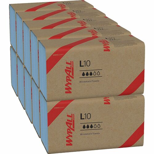 Wypall KCC05123 GeneralClean L10 Light Cleaning Windshield Towels