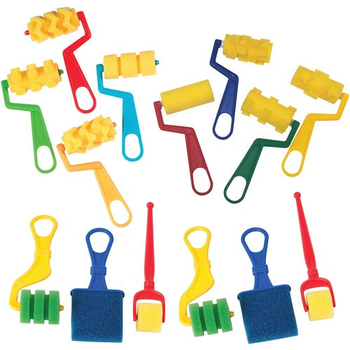 Creativity Street PACAC9852 Foam Rollers & Brush Pack