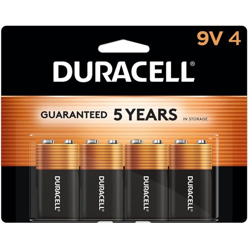 Duracell DURMN16RT4ZCT 9-Volt Coppertop Alkaline Batteries, 4-Packs