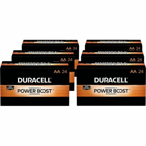 Duracell DUR01501CT Coppertop Alkaline AA Battery Boxes of 24