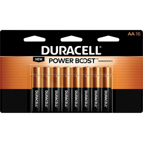 Duracell DURMN1500B16ZCT Coppertop Alkaline AA Battery 16-Packs