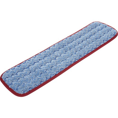 Rubbermaid Commercial RCPQ410REDCT Hygen 18" Microfiber Wet Pad