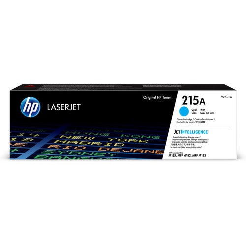 HP HEWW2311A 215A Original Standard Yield Laser Toner Cartridge - Single Pack - Cyan - 1 Each