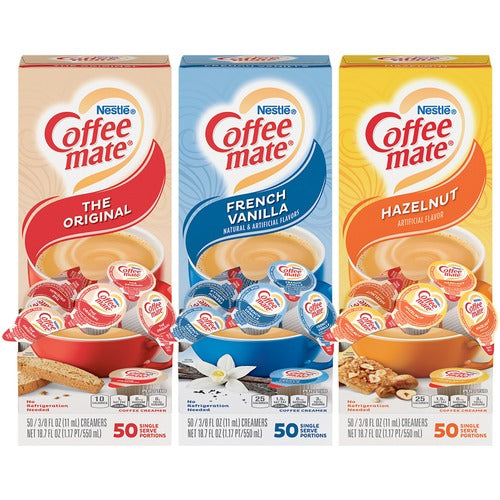 Coffee mate NES46193 Nondairy Liquid Creamer Singles - Variety Pack