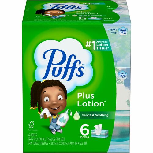 Puffs PGC39383 Plus Lotion Facial Tissue