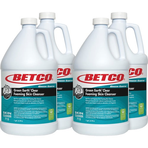 Betco BET7150400 Green Earth Clear Foaming Skin Cleanser