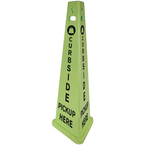 Impact IMP9140PU TriVu 3-sided Curbside Pickup Safety Sign