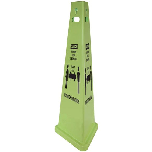 Impact IMP9140SD TriVu Social Distancing 3 Sided Safety Cone
