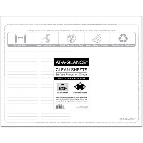 At-A-Glance AAGSK2628 Disposable Clean Sheets