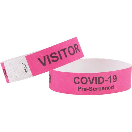 Advantus AVT76099 COVID Prescreened Visitor Wristbands