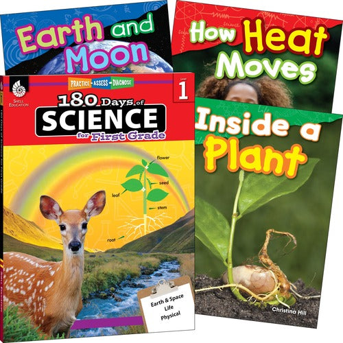 Shell Education SHL118402 Learn At Home Science 4-book Set Printed Book