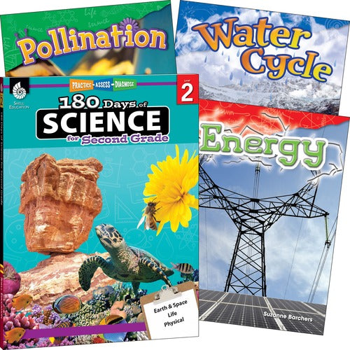 Shell Education SHL118403 Learn At Home Science 4-book Set Printed Book