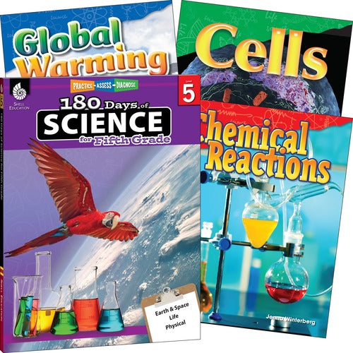 Shell Education SHL118406 Learn At Home Science 4-book Set Printed Book