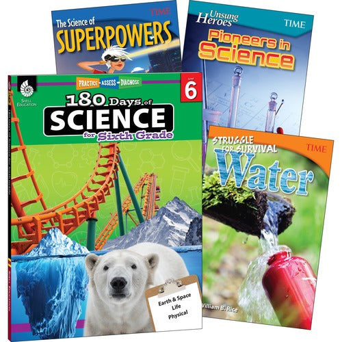 Shell Education SHL118407 Learn At Home Science 4-book Set Printed Book