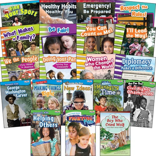 Shell Education SHL121684 Grade Levels 2-3 CASEL Book Set Printed Book
