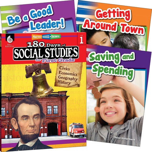 Shell Education SHL118395 Learn At Home Social Studies Books Printed Book